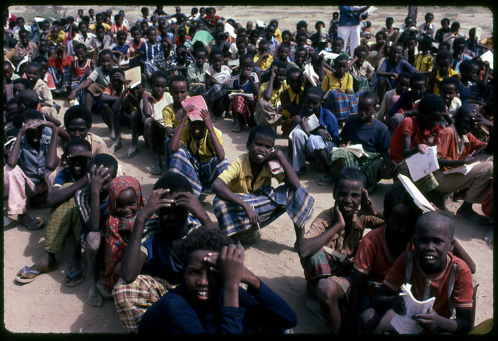 Schoolkinderen in Somalië